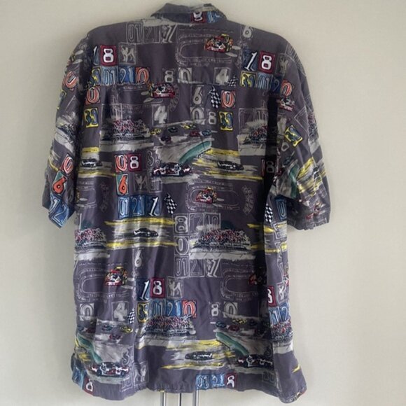 Big Dogs Racing Design Hawaiian Shirt - Picture 8 of 8